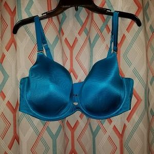 Blue demi bra